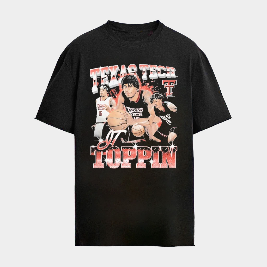 Texas Tech Basketball NIL JT Toppin 90s Shirt Gift For Basketball Lover