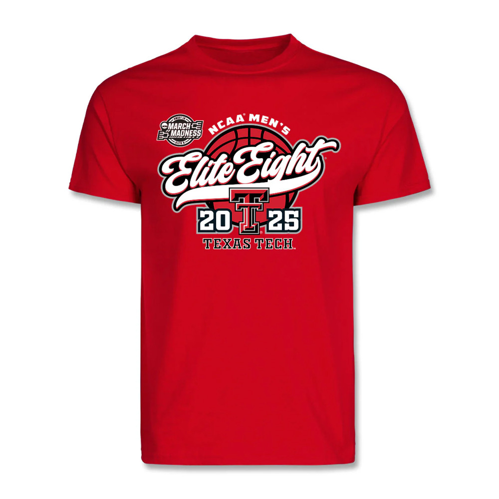 Texas Tech Elite 8 Eight T-Shirt 2025 NCAA Men's Basketball March Madness Merch Apparel
