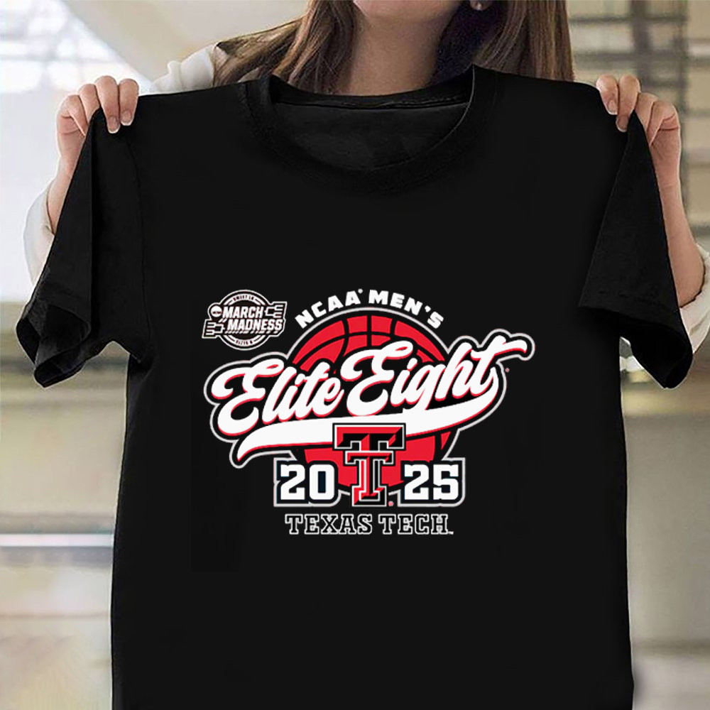 Texas Tech Elite 8 Eight T-Shirt 2025 NCAA Men's Basketball March Madness Merch Apparel