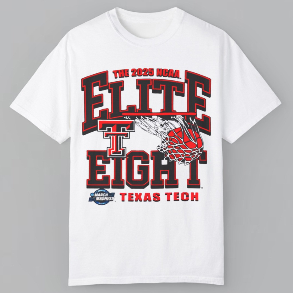 Texas Tech Elite 8 Shirt 2025 NCAA Basketball March Madness Texas Tech Red Raiders Gifts