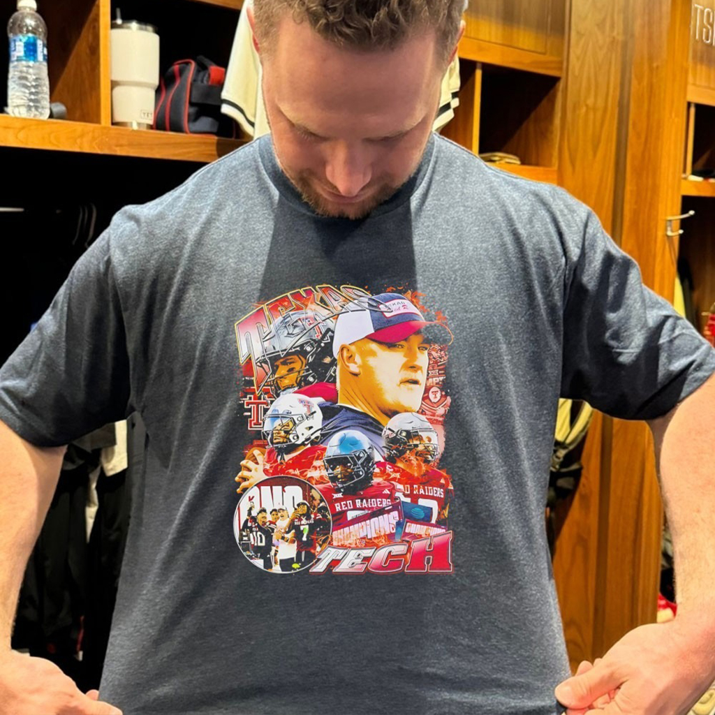 Texas Tech Red Raiders 2025 Champions Graphic T Shirt