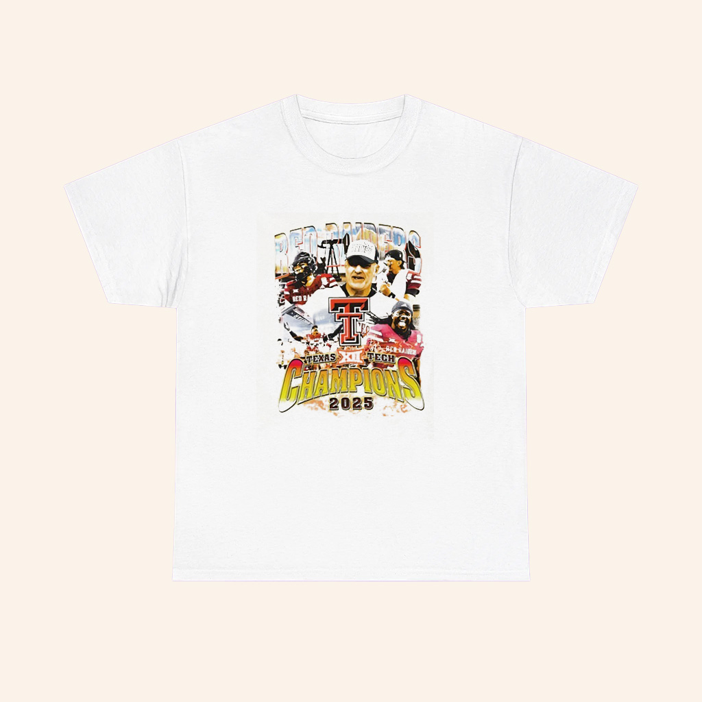 Texas Tech Red Raiders 2025 Champions Team Collage T Shirt