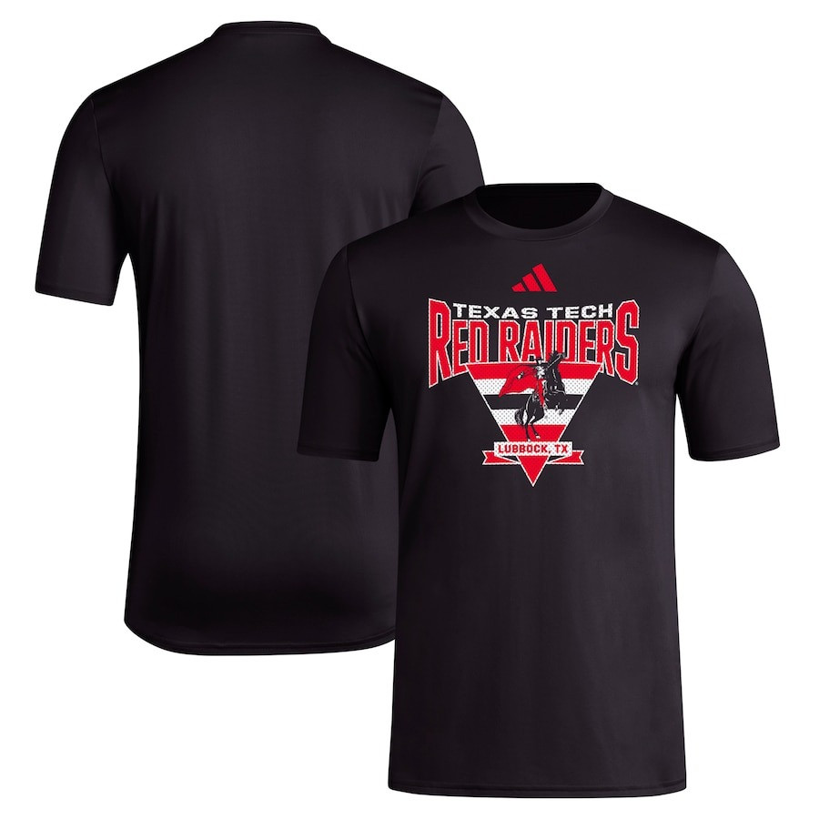 Texas Tech Red Raiders Adidas Locker Trilateral T-Shirt Texas Tech Merchandise Fan Gifts