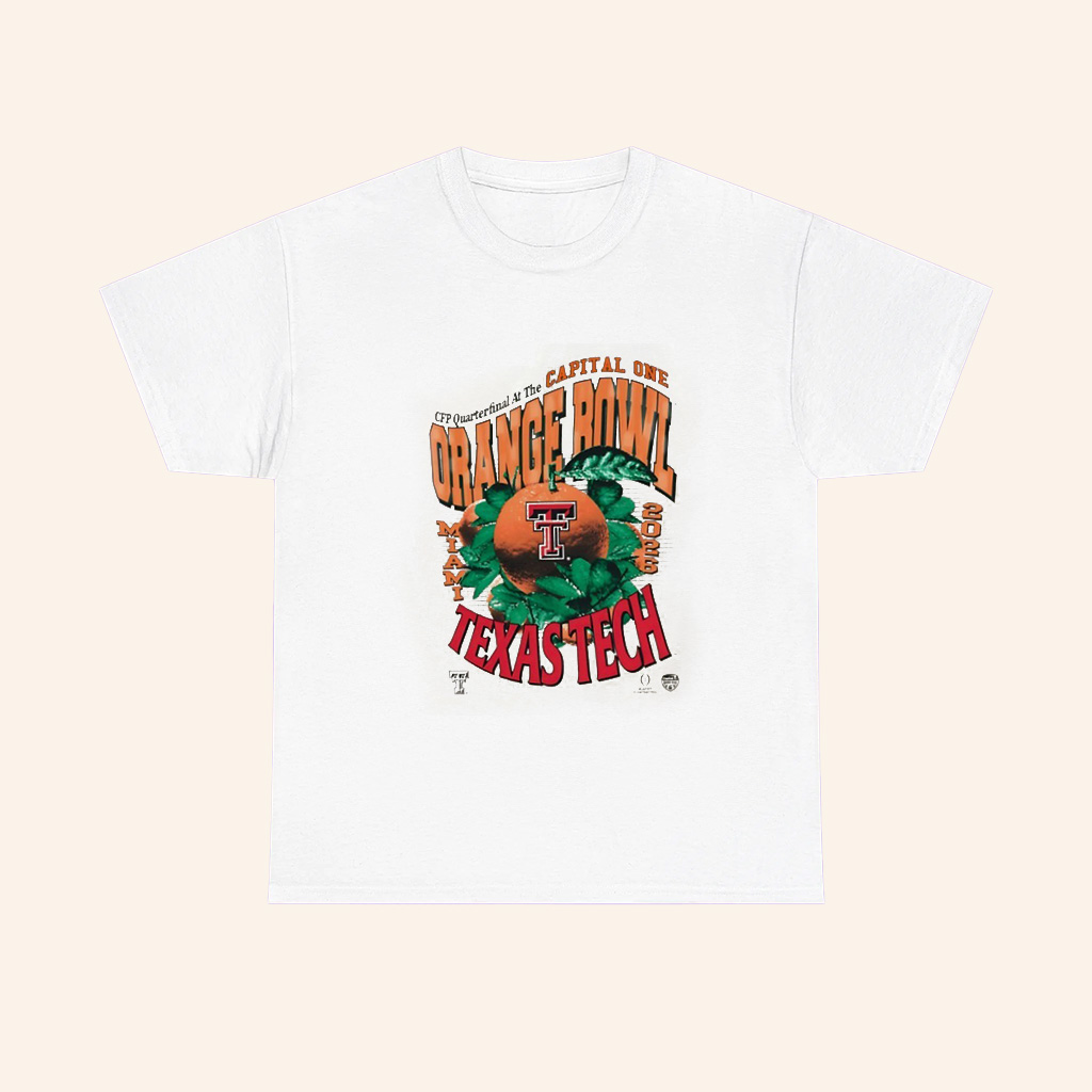 Texas Tech Red Raiders Orange Bowl Bound 2026 T Shirt Texas Tech Red Raiders Orange Bowl Bound 2026 T Shirt