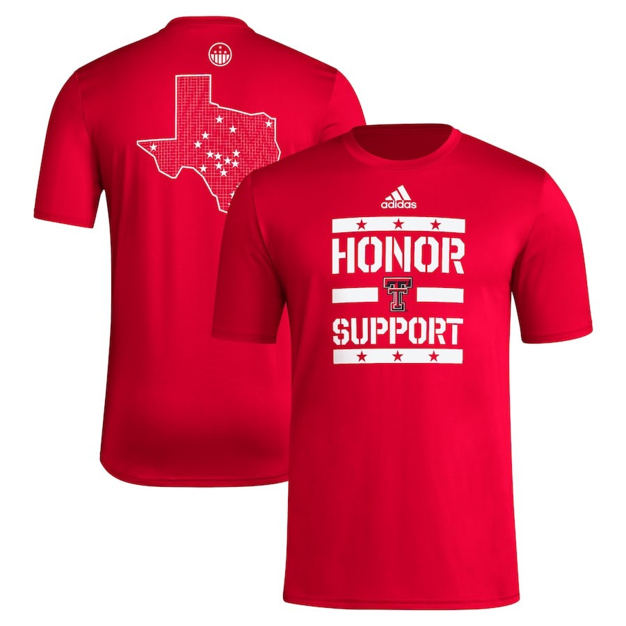 Texas Tech Red Raiders Shirt Honor & Support Texas Tech Red Raiders Merch Tee Shirts