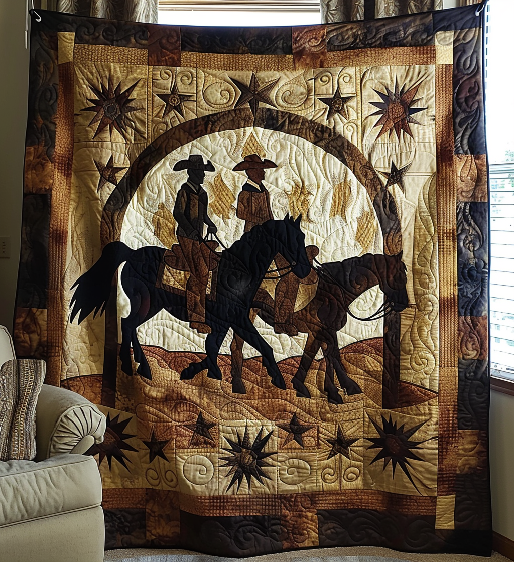 Texas Whisper Quilted Blanket Gift Ideas For Cow Lovers