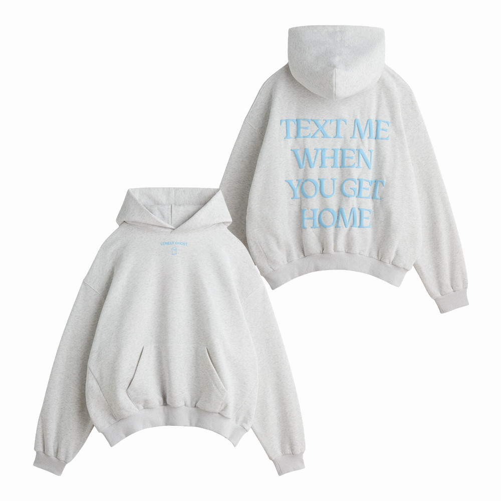 Text Me When You Get Home Lonely Ghost Hoodie Streetwear Apparel Gift For Wife