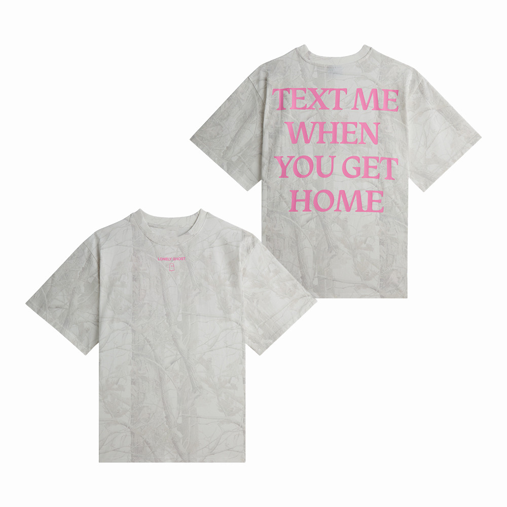 Text Me When You Get Home Lonely Ghost T-Shirt Lonely Ghost Merch Best Gift For Boyfriend