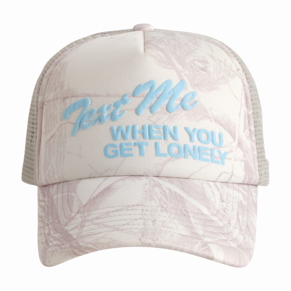 Text Me When You Get Lonely Trucker Hat Lonely Ghost Trucker Cap Streetwear Gift