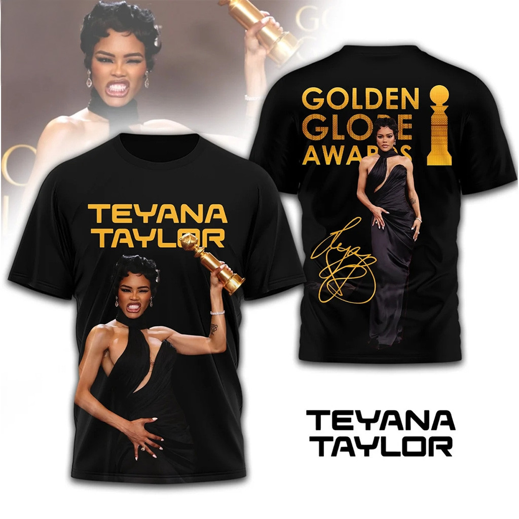 Teyana Taylor Golden Globe Awards Shirt 2026 Teyana Taylor Merch Gifts For Wife