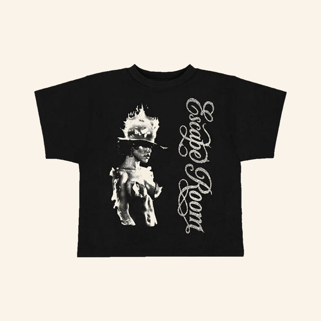 Teyana Taylor Merch Tey's Note Cropped T-Shirt Black Gifts For Swifties Teyana Taylor Merch Tey's Note Cropped T-Shirt Black Gifts For Swifties