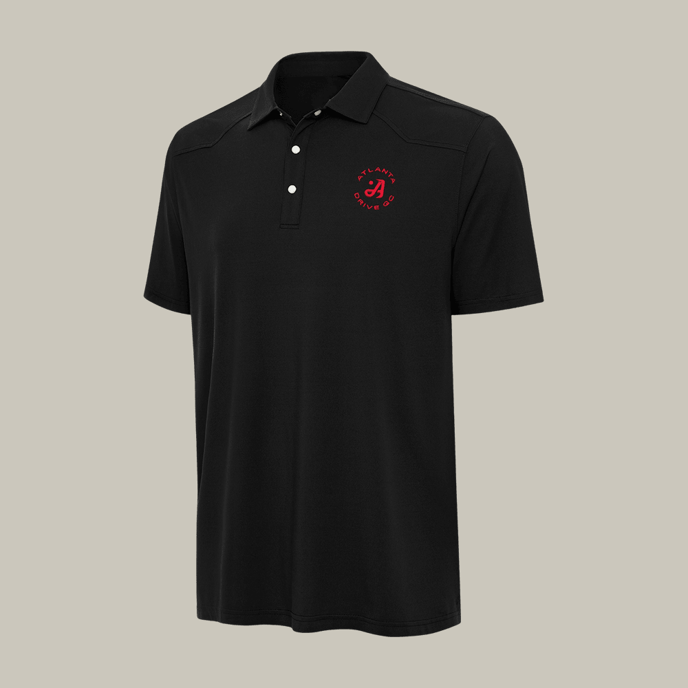 TGL Atlanta Drive GC Western Performance Polo Shirt Golf Clothes Father's Day Present