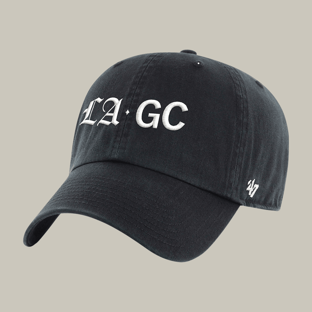 TGL Los Angeles Golf Club Script Clean Up Hat Golfer Baseball Cap Sport Fan Gift