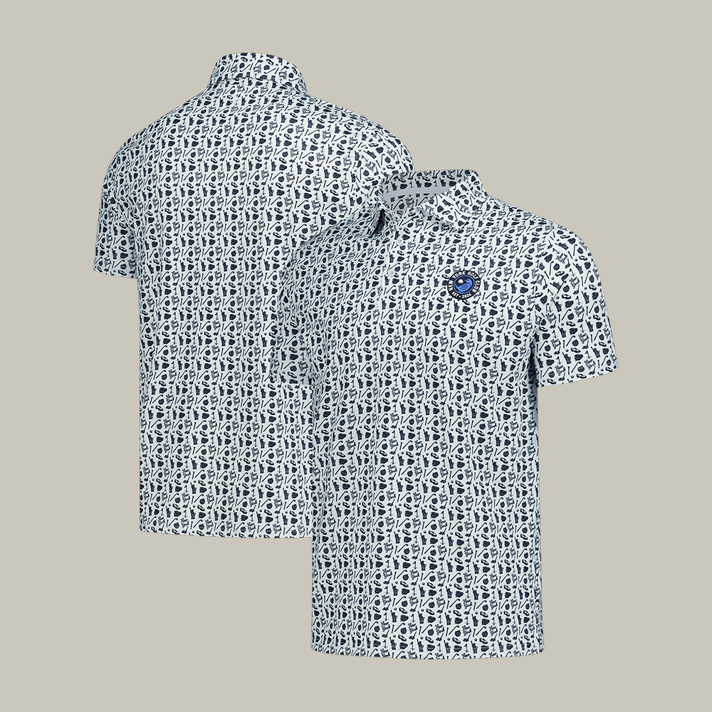 TGL X Barstool Blue New York Golf Club Polo Shirt Barstool Sport Merch Cool Present For Golf Lover
