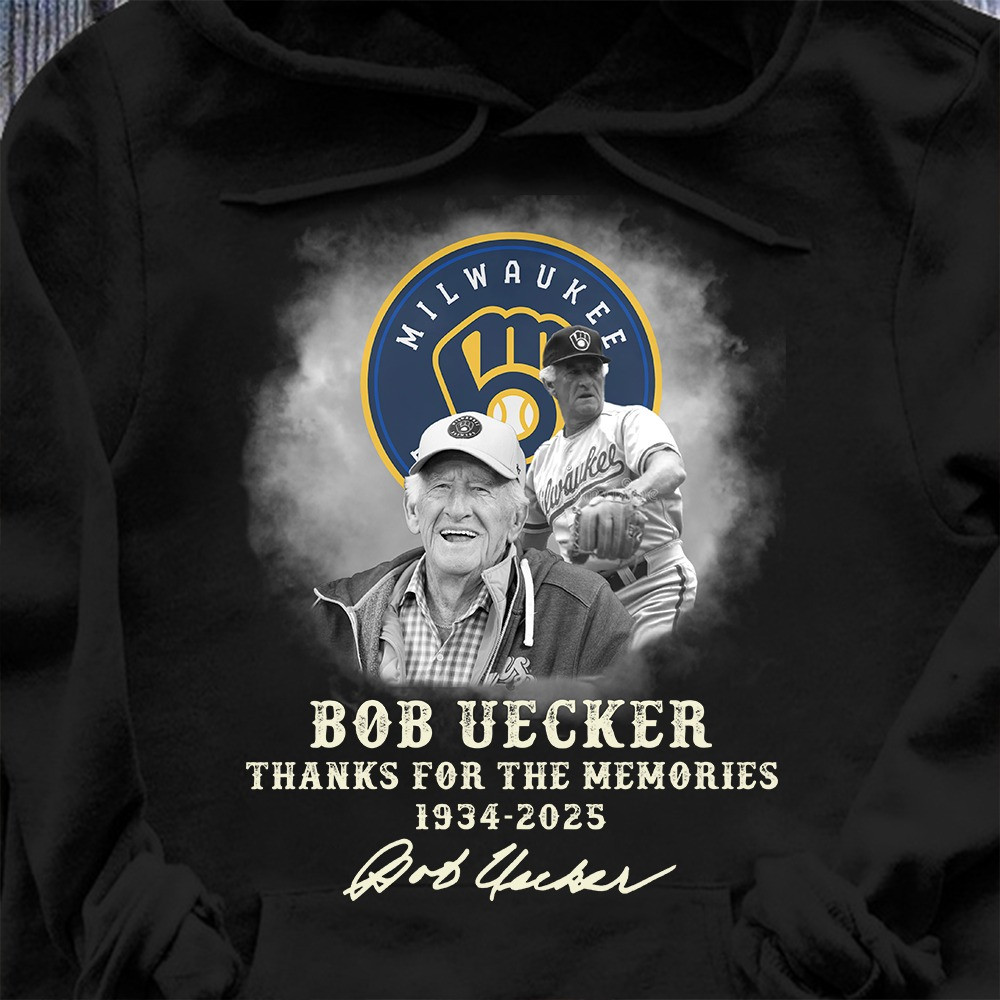 Thank You For The Memories Bob Uecker Hoodie RIP Mr.Baseball Brewers Bob Uecker Merch