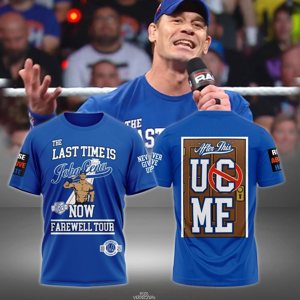 Thank You John Cena WWE Farewell 2025 Los Angeles T-Shirt Gifts For Wrestler