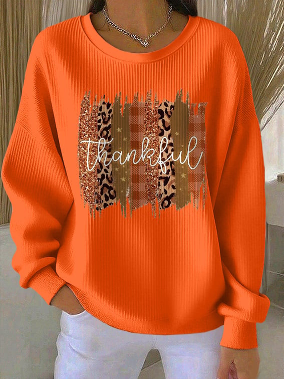 Thankful Sweatshirt Happy Thanksgiving Clothing Best Gifts Ideas For Her