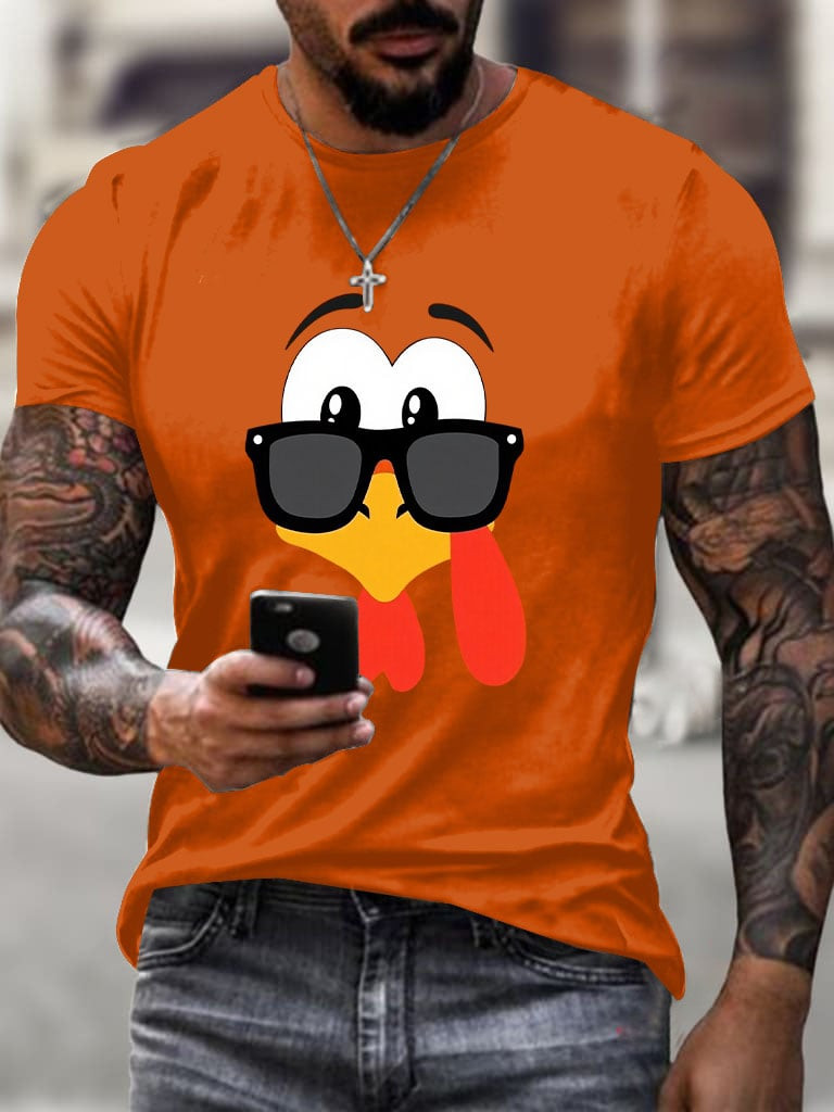 Thanksgiving Gobble Turkey T-Shirt Retro Thanksgiving Gifts For Him