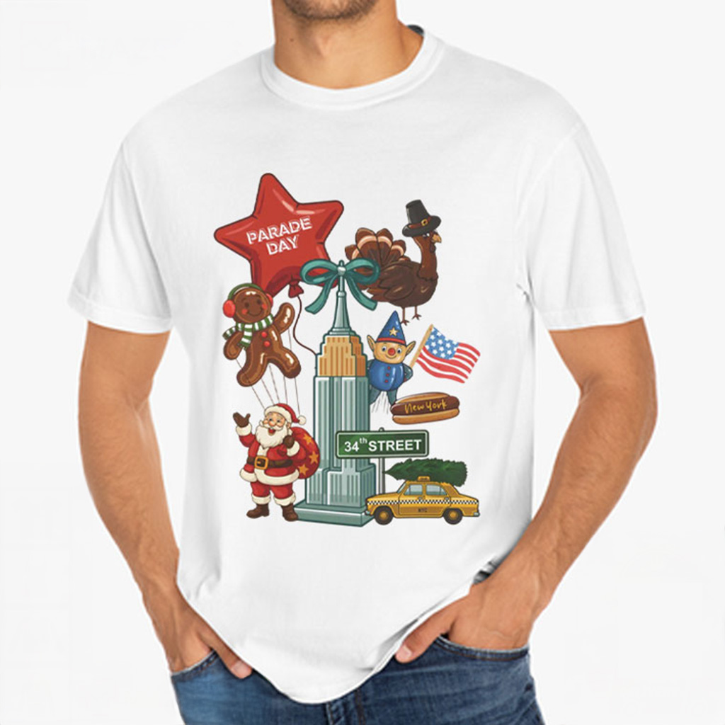 Thanksgiving Parade Day New York Holiday T-Shirt Christmas Gifts For Husband Thanksgiving Parade Day New York Holiday T-Shirt Christmas Gifts For Husband