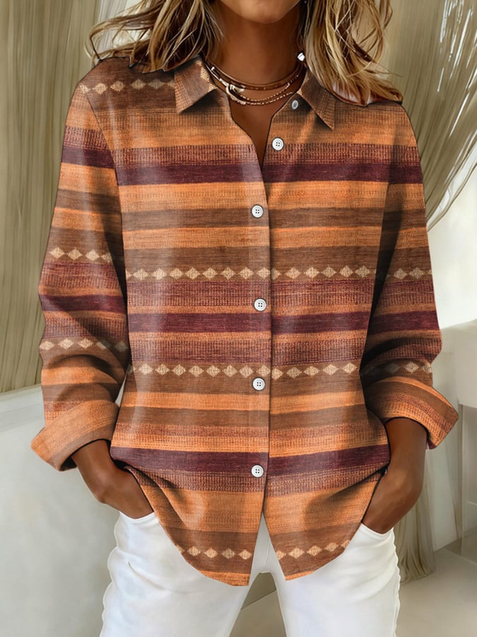 Thanksgiving Vibes Button Long Sleeve Shirt Happy Thanksgiving Clothing Presents Ideas