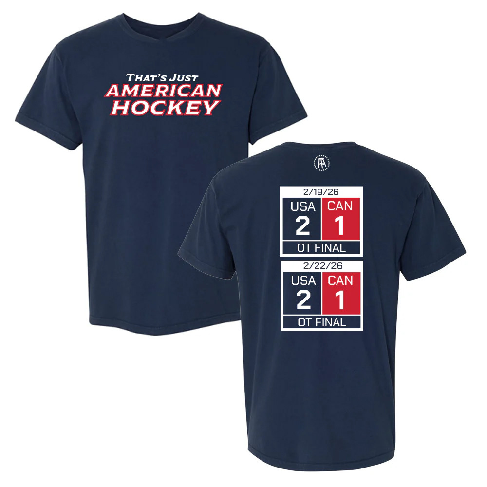 That's Just American Hockey T-Shirt America Scoreboard Tee Hockey Fan Gift For Husband
