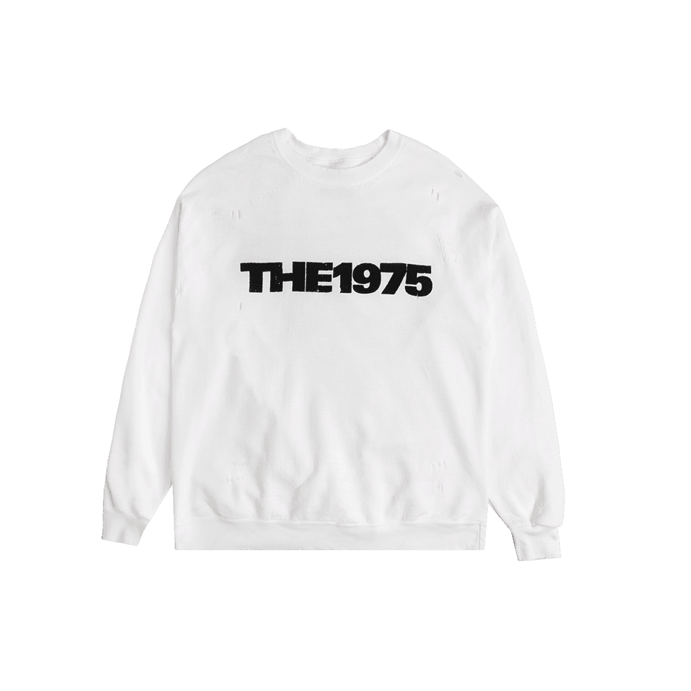 The 1975 Merch 1975 Spring White Sweatshirt Gifts For Pop Band Fans Anniversary Gift for Men