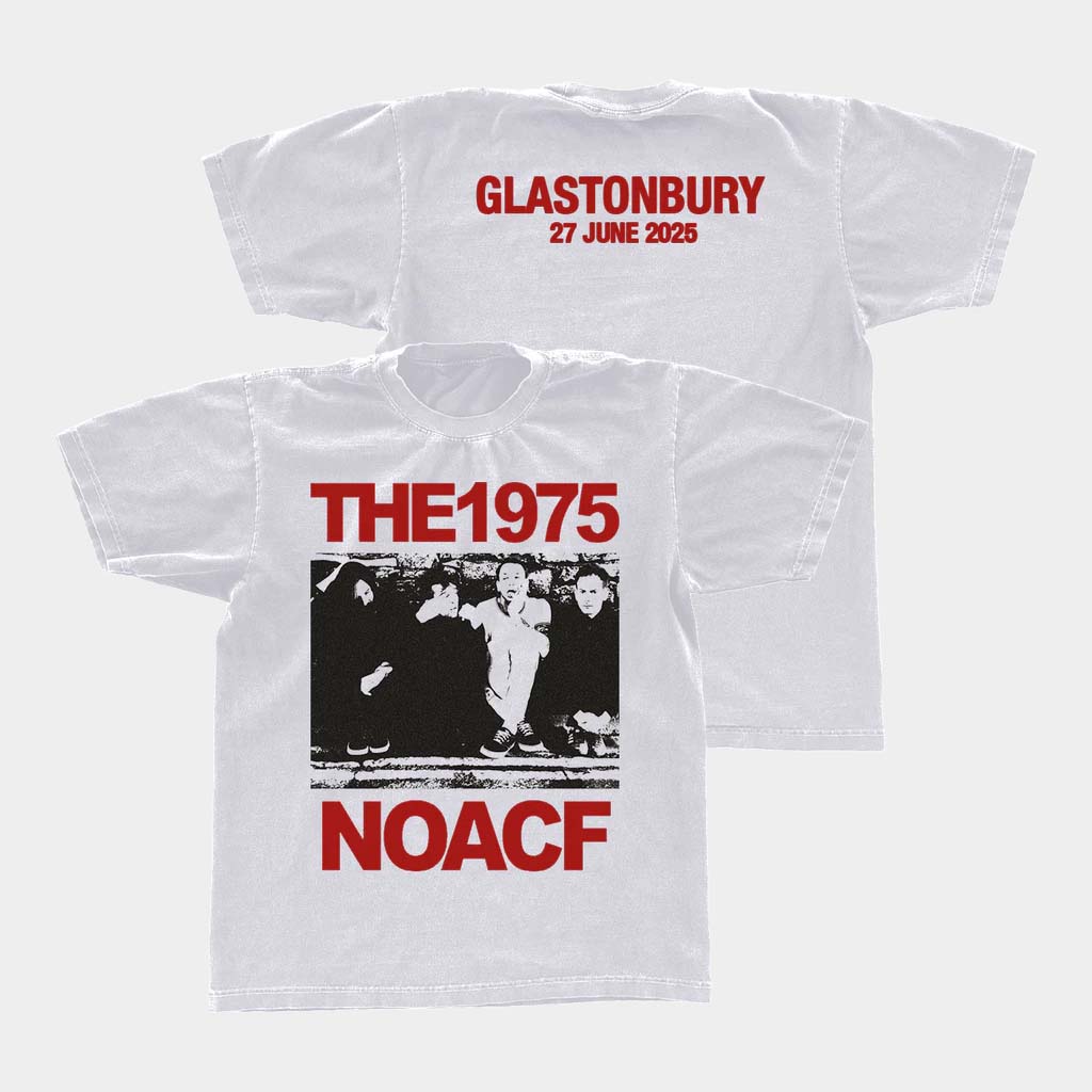 The 1975 Merch NOACF Photo Glastonbury 2025 T-Shirt The 1975 Shirt Best Gifts For Pop Band Fan