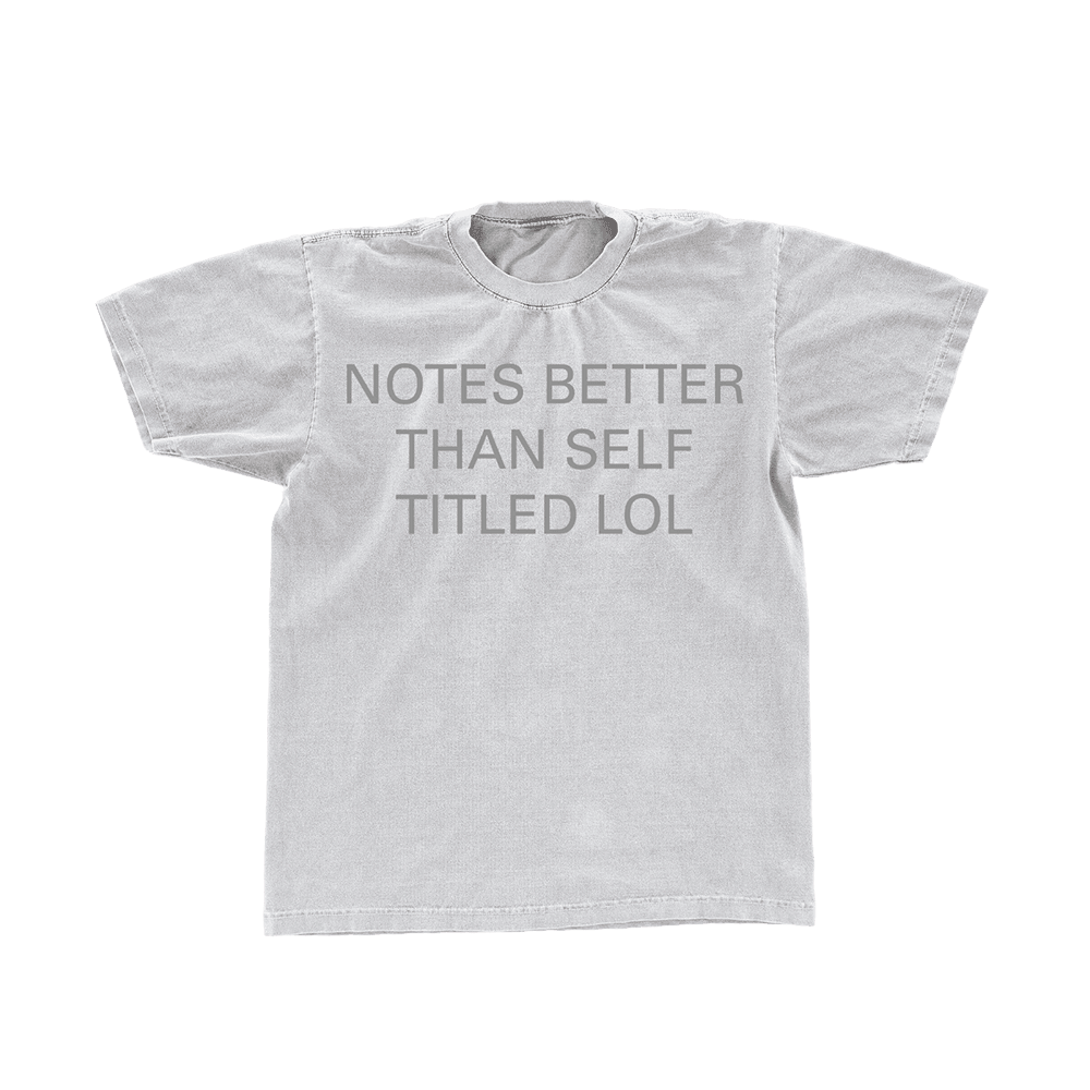 The 1975 Merch Notes Better Than Self Titled Lol T-Shirt Gifts For Pop Band Fans The 1975 Merch Notes Better Than Self Titled Lol T-Shirt Gifts For Pop Band Fans