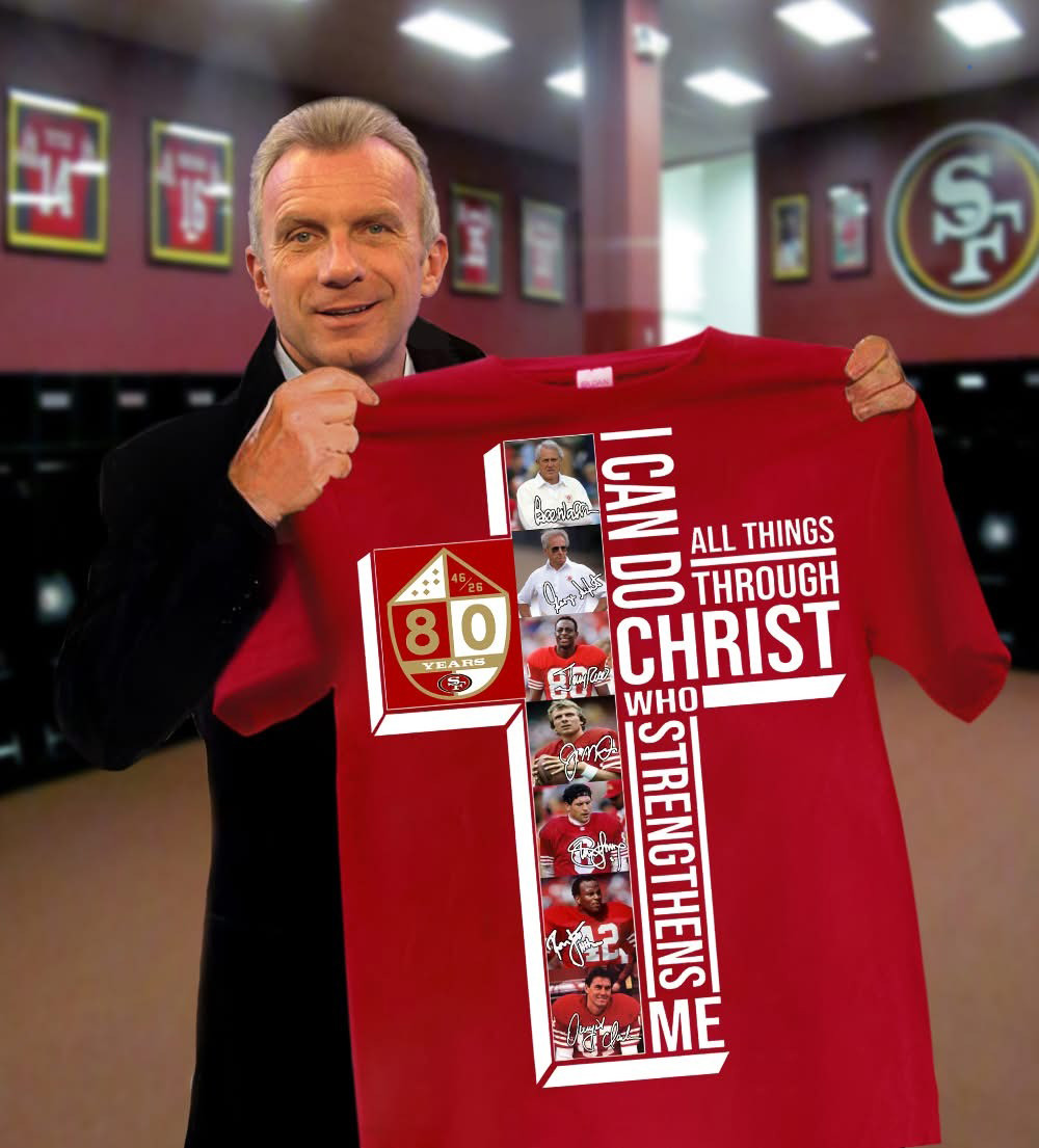 The 49ers 80th Anniversary 1946-2026 T-Shirt Gift Ideas For Fans