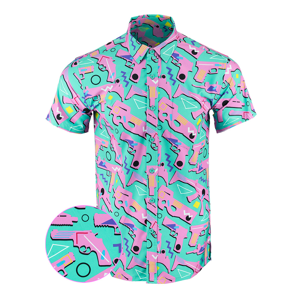 The 80 Button Down Shirt Gun Print Hawaiian Shirt Christmas Gifts For Gun Lovers The 80 Button Down Shirt Gun Print Hawaiian Shirt Christmas Gifts For Gun Lovers