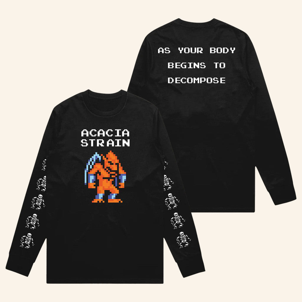 The Acacia Strain Merch Decompose Long Sleeve Shirt Gifts For Boyfriend The Acacia Strain Merch Decompose Long Sleeve Shirt Gifts For Boyfriend
