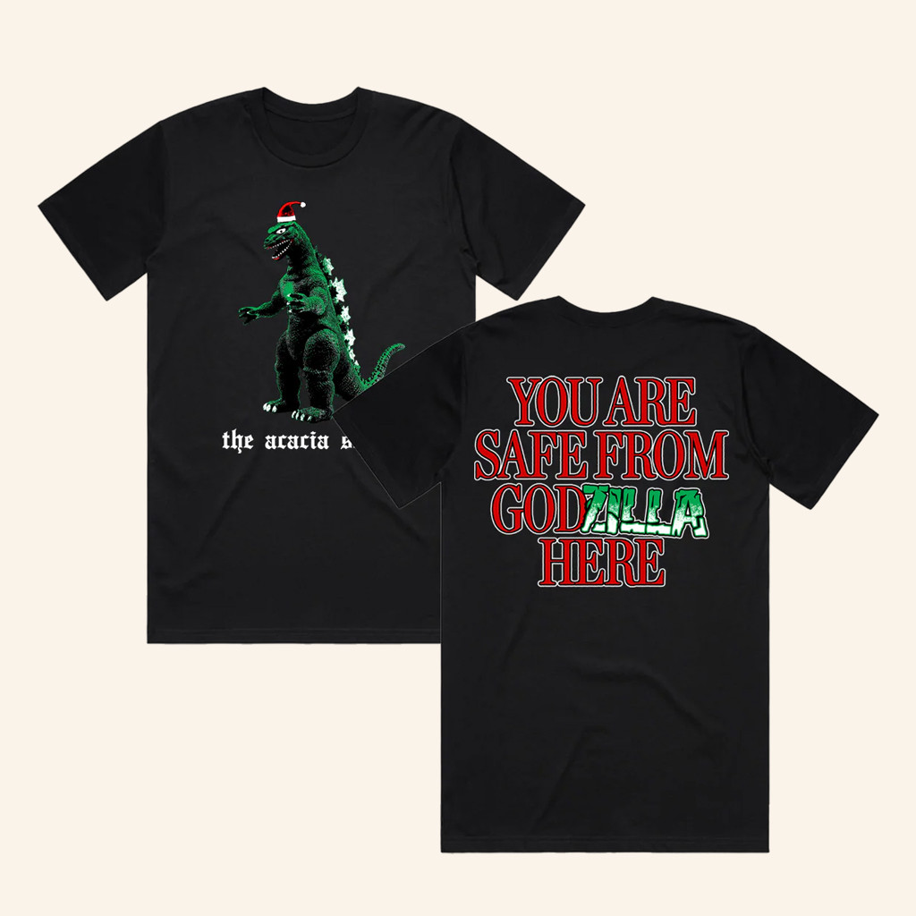 The Acacia Strain Merch Safe From Godzilla Shirt Christmas Present Ideas For Boyfriend The Acacia Strain Merch Safe From Godzilla Shirt Christmas Present Ideas For Boyfriend