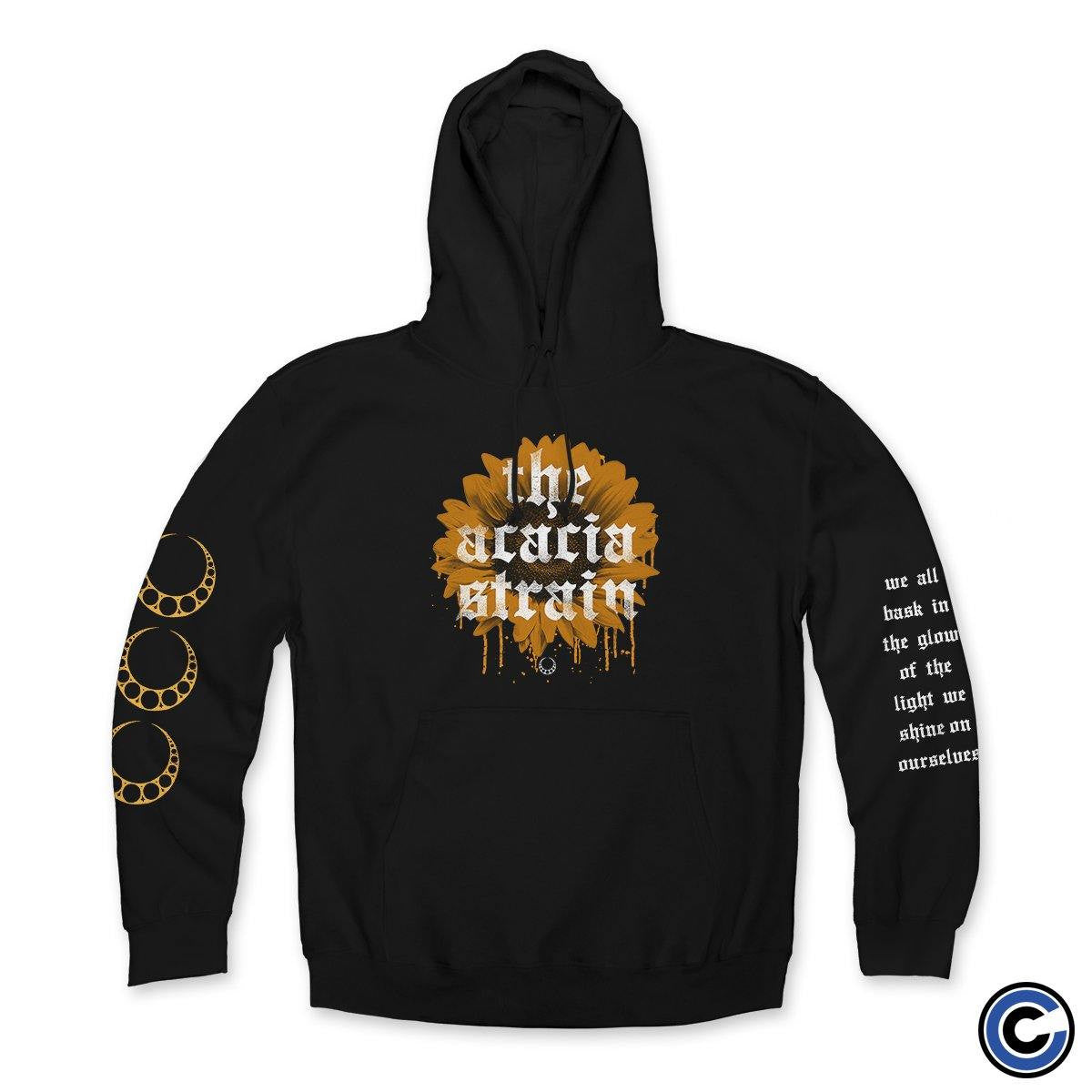 The Acacia Strain Merch Sunflower Lyrics Hoodie The Acacia Strain Hoodie