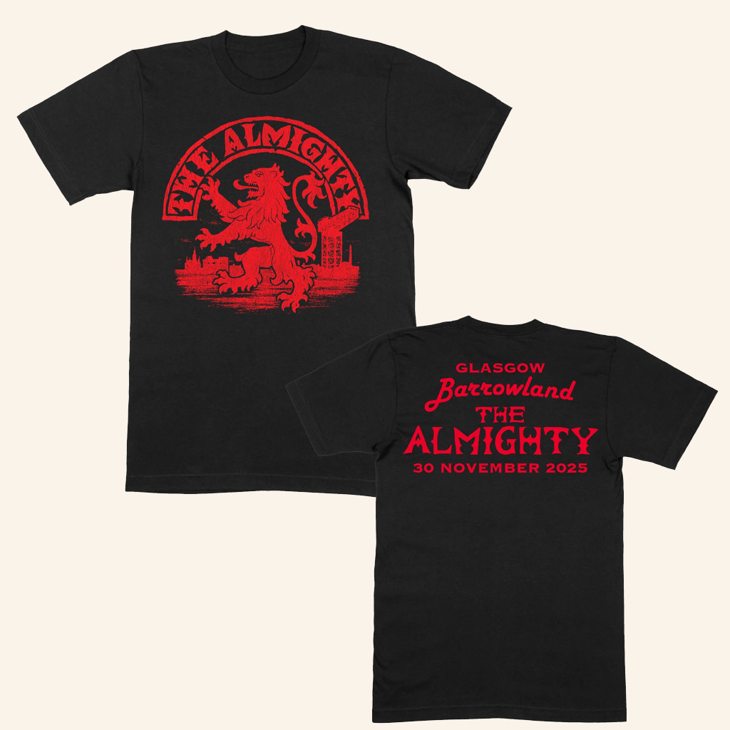 The Almighty Merch Barrowland 2025 Black T-Shirt Christmas Gifts For Boyfriend