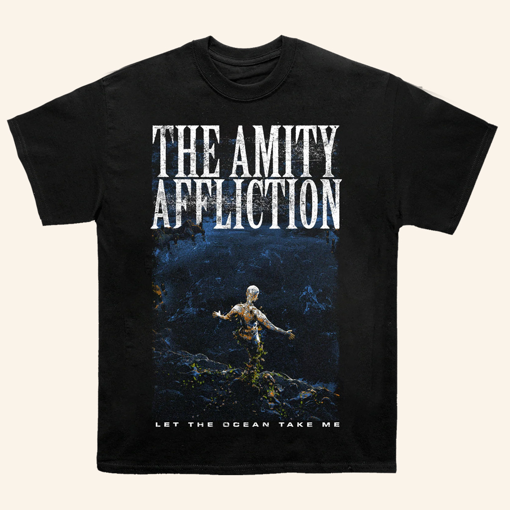 The Amity Affliction Merch Let The Ocean Take Me Black T-Shirt Gifts For Music Lovers The Amity Affliction Merch Let The Ocean Take Me Black T-Shirt Gifts For Music Lovers