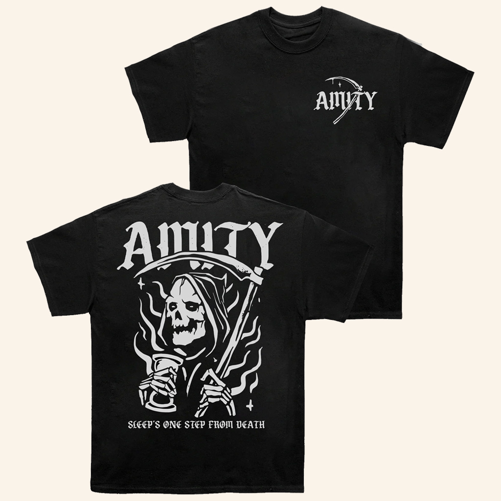 The Amity Affliction Merch Sleep Death Black T-Shirt Gifts Ideas For Him The Amity Affliction Merch Sleep Death Black T-Shirt Gifts Ideas For Him