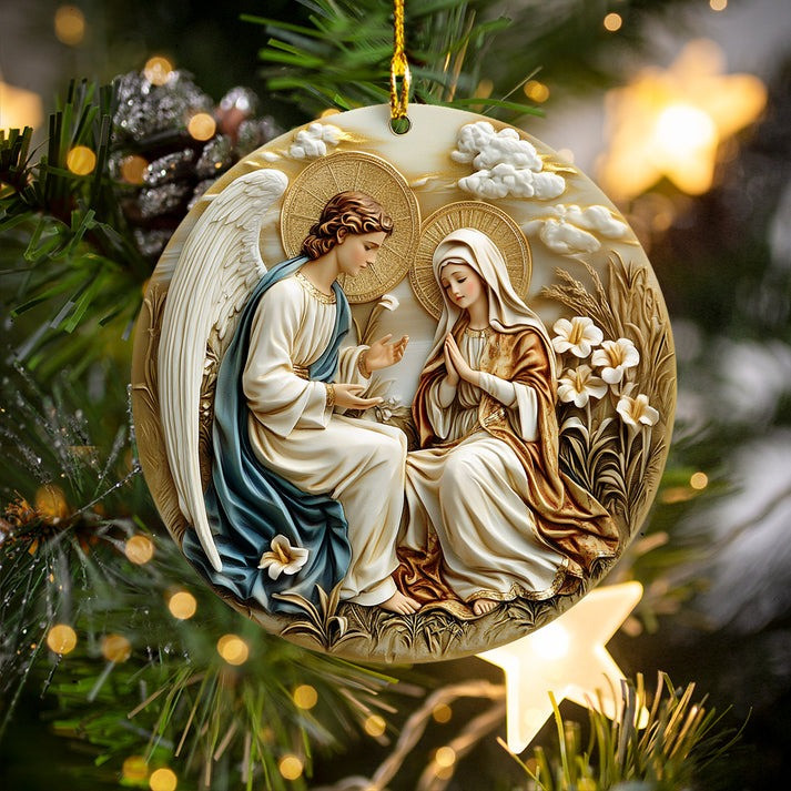 The Annunciation Christmas Ornament Ideas For Xmas Family Gift Exchange