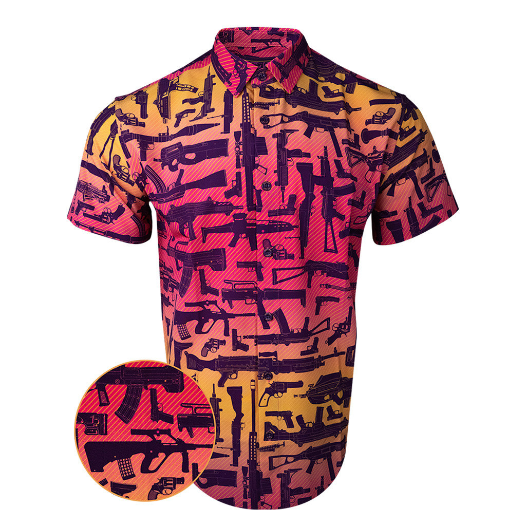 The Arsenal Button Down Shirt Tactical Hawaiian Shirt Gun Lovers Gift For Dad The Arsenal Button Down Shirt Tactical Hawaiian Shirt Gun Lovers Gift For Dad