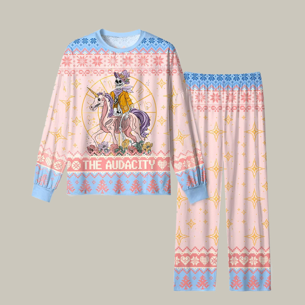 The Audacity Christmas Pajamas Witchcraft Fashion Fantasy Lover Christmas Gifts