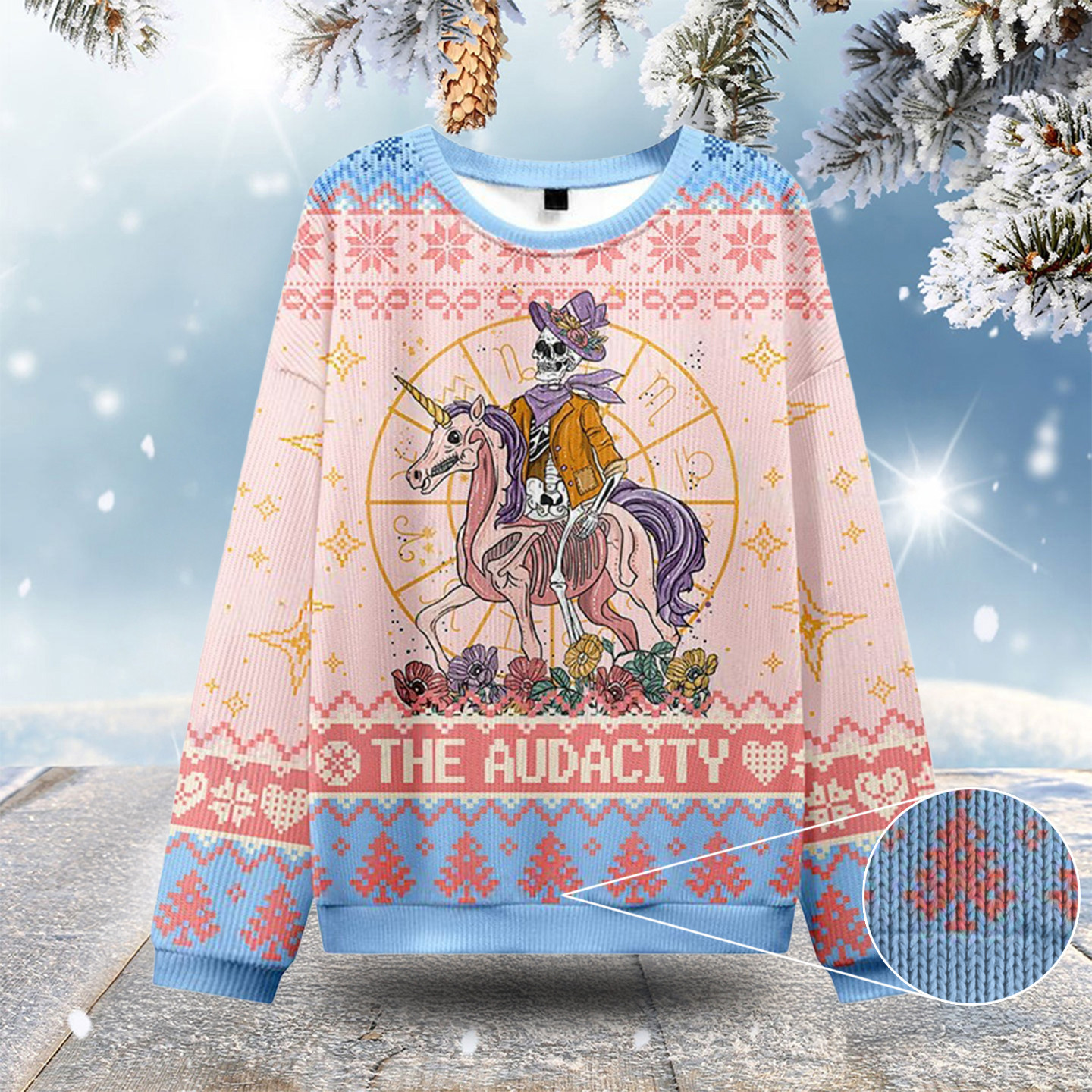 The Audacity Ugly Christmas Sweatshirts Ugly Christmas Jumper Gifts For Grandma