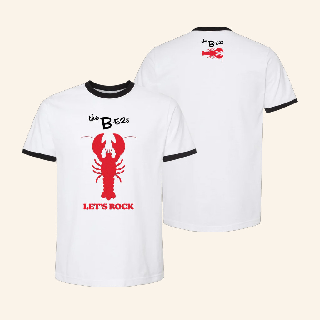 The B52s Merch Rock Lobster Ringer T-Shirt Christmas Presents For Boyfriend The B52s Merch Rock Lobster Ringer T-Shirt Christmas Presents For Boyfriend