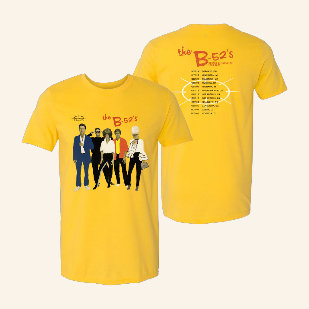 The B52s Merch Self Titled 2025 Tour T-Shirt Best Gifts For Boyfriend The B52s Merch Self Titled 2025 Tour T-Shirt Best Gifts For Boyfriend