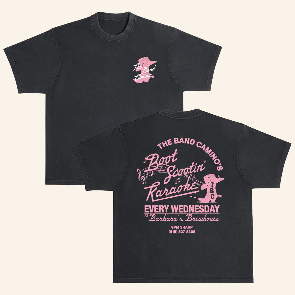 The Band Camino Merch Karaoke T-Shirt Gifts For Girlfriend The Band Camino Merch Karaoke T-Shirt Gifts For Girlfriend