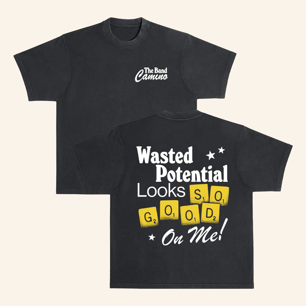 The Band CAMINO Merch Wasted Potential T-Shirt Birthday Gift For Husband The Band CAMINO Merch Wasted Potential T-Shirt Birthday Gift For Husband