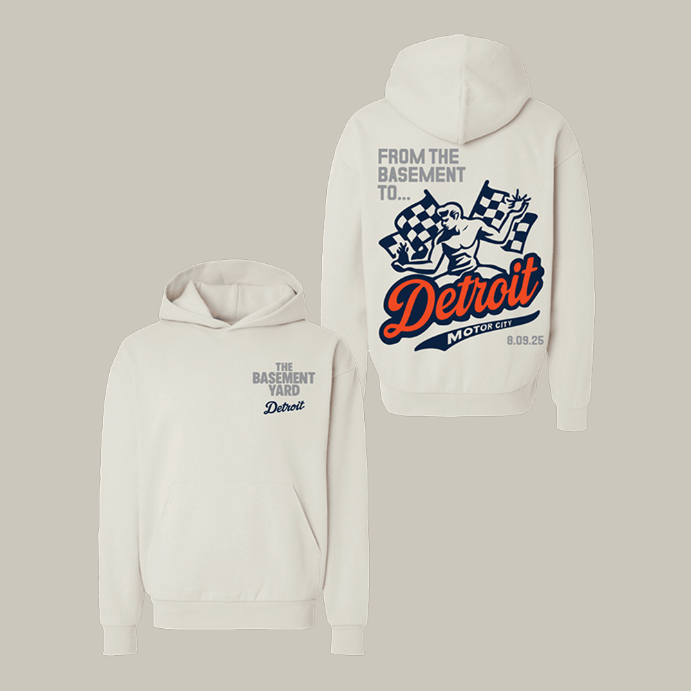 The Basement Yard Detroit Hoodie Motor City Trendy Hoodie Gifts For Him