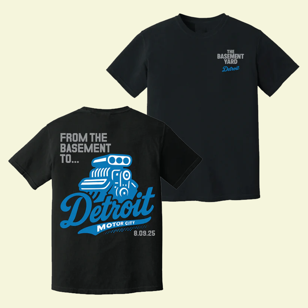 The Basement Yard Merch TBY From The Basement To Detroit Black T-Shirt Gifts For Sister