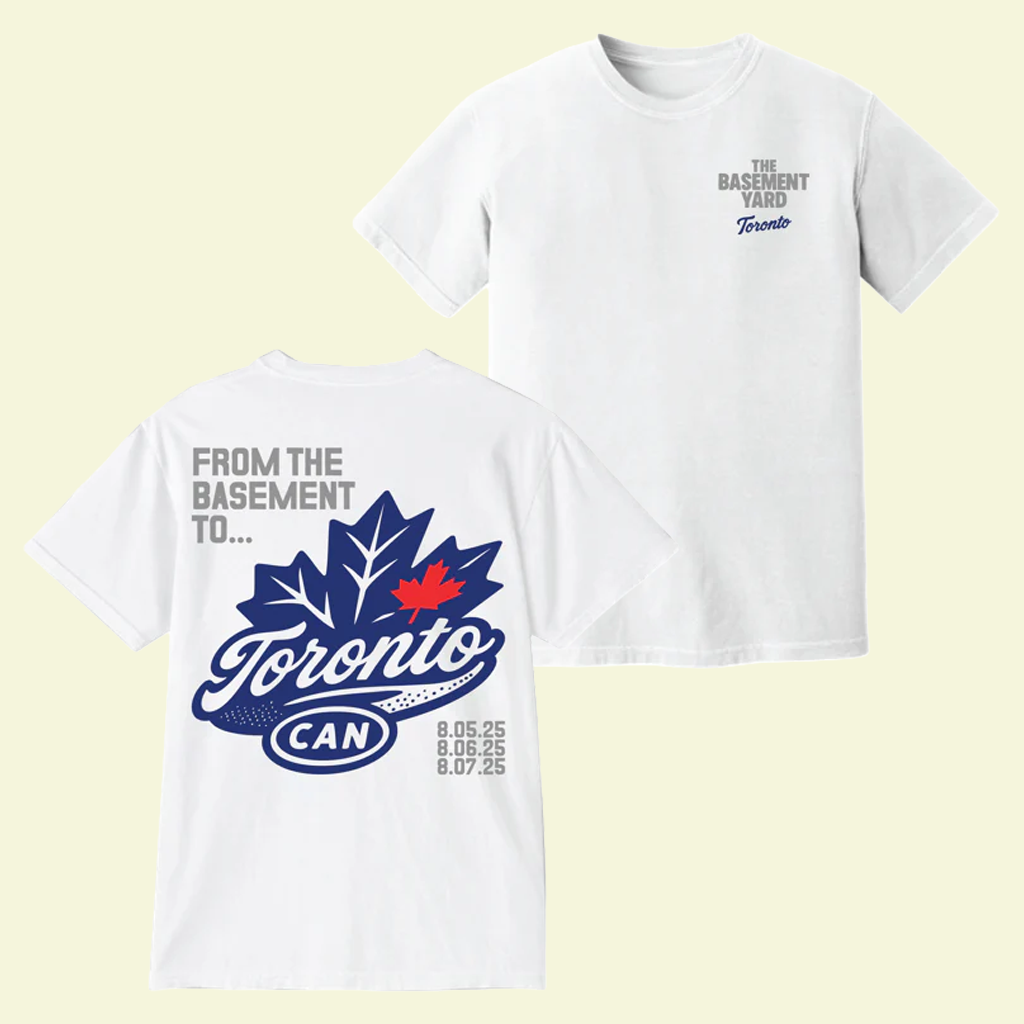 The Basement Yard Merch TBY From The Basement To Toronto White T-Shirt Gifts For Brother