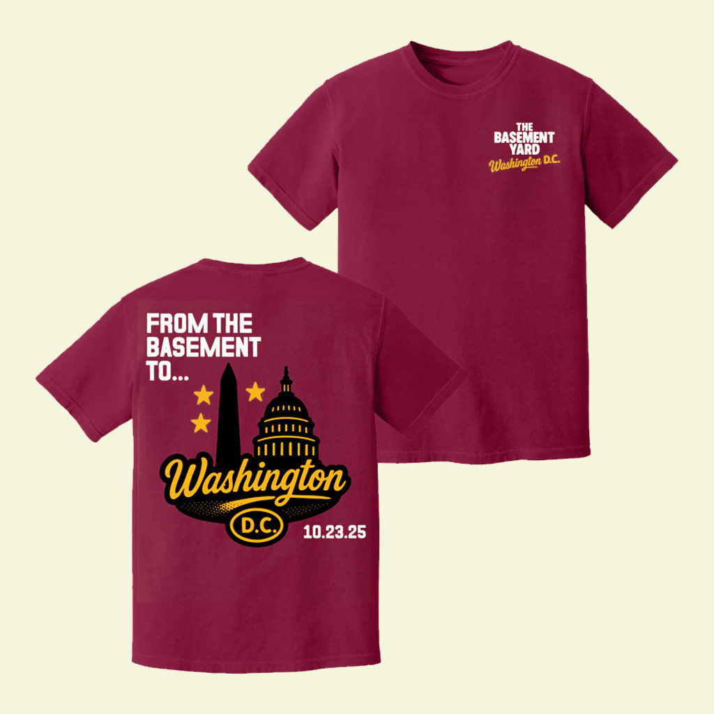 The Basement Yard Merch TBY From The Basement To Washington Brick T-Shirt Gifts For Him