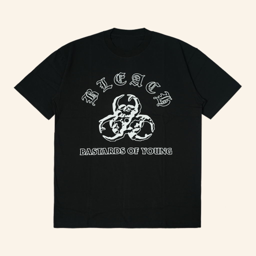 The Bastards Of Young Merch Bleach Biohazard Shirt Presents For Boyfriend