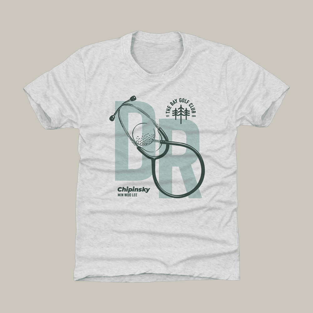 The Bay Golf Club Min Woo Lee Stethoscope T-Shirt TGL Golf Outfits Unique Fan Gift For Him